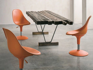 Gaber Harmony Beam Seating With Orange Framme And Finish