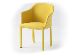 Gaber Manaa Upholstered Armchair In Bright Yellow Finish And Yellow Frame