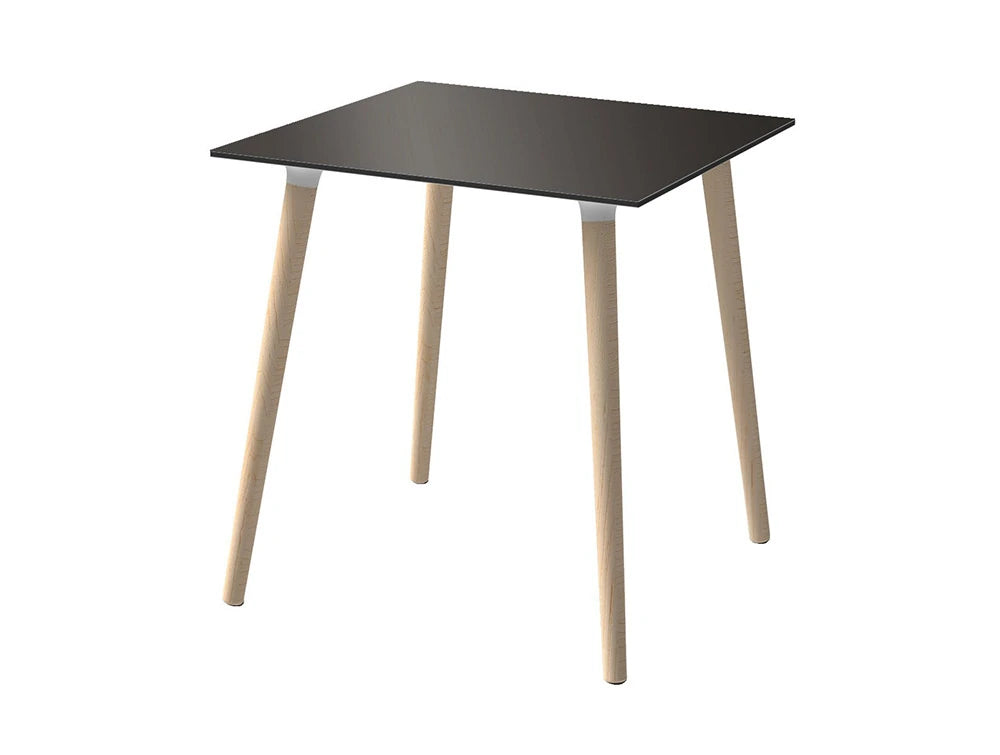 Gaber Stefano Square Coffee Table With Black Tabletop