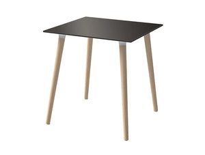 Gaber Stefano Square Coffee Table With Black Tabletop