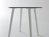 Gaber Stefano Table With White Tabletop And White Legs Straight View