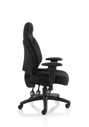 Galaxy Medium Back Task Operator Office Chair With Adjustable Arms OP000064 11