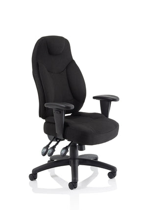 Galaxy Medium Back Task Operator Office Chair With Adjustable Arms OP000064 1