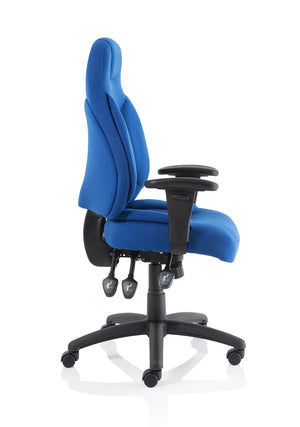 Galaxy Medium Back Task Operator Office Chair With Adjustable Arms OP000066 11