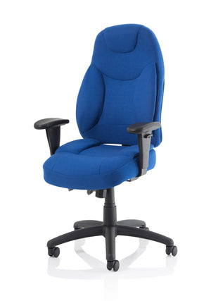 Galaxy Medium Back Task Operator Office Chair With Adjustable Arms OP000066 6