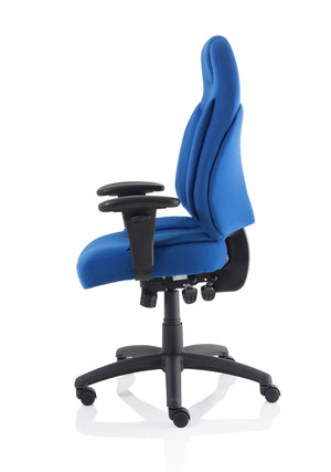 Galaxy Medium Back Task Operator Office Chair With Adjustable Arms OP000066 7