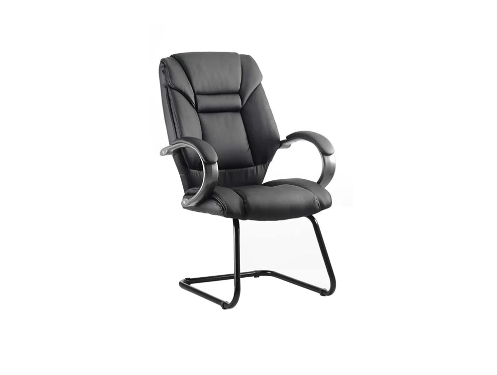 Galloway High Back Cantilever Visitor Chair With Arms KC0119 1