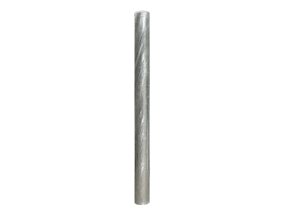 Galvanised Dome Top Steel Bollard - 76mm