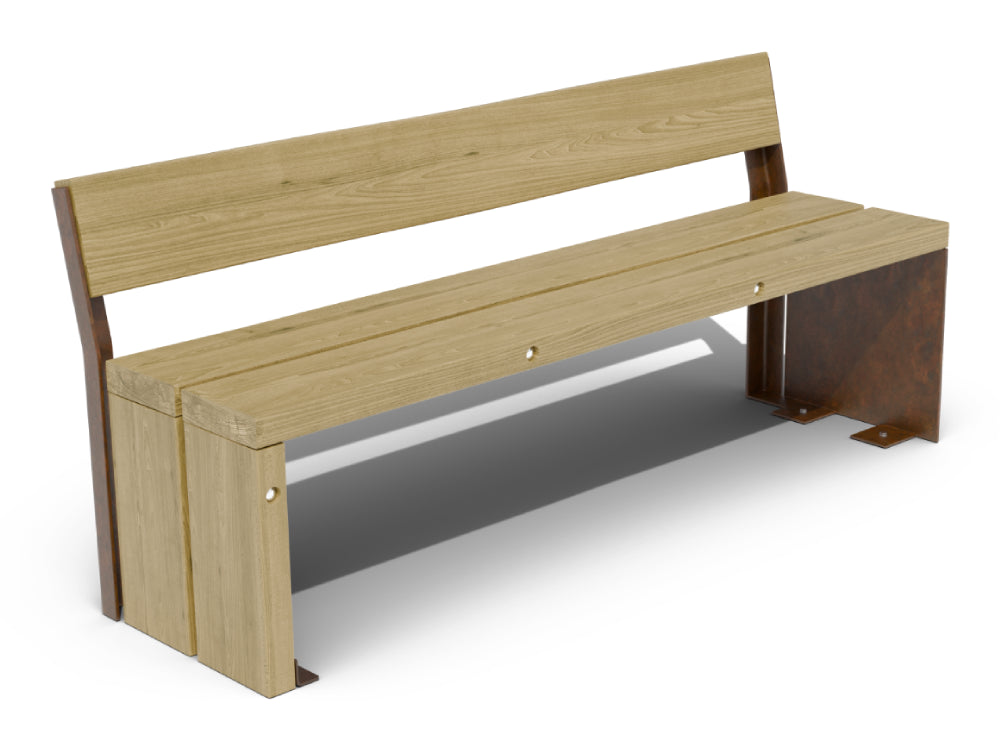 Gavarres Wooden Outdoor Bench