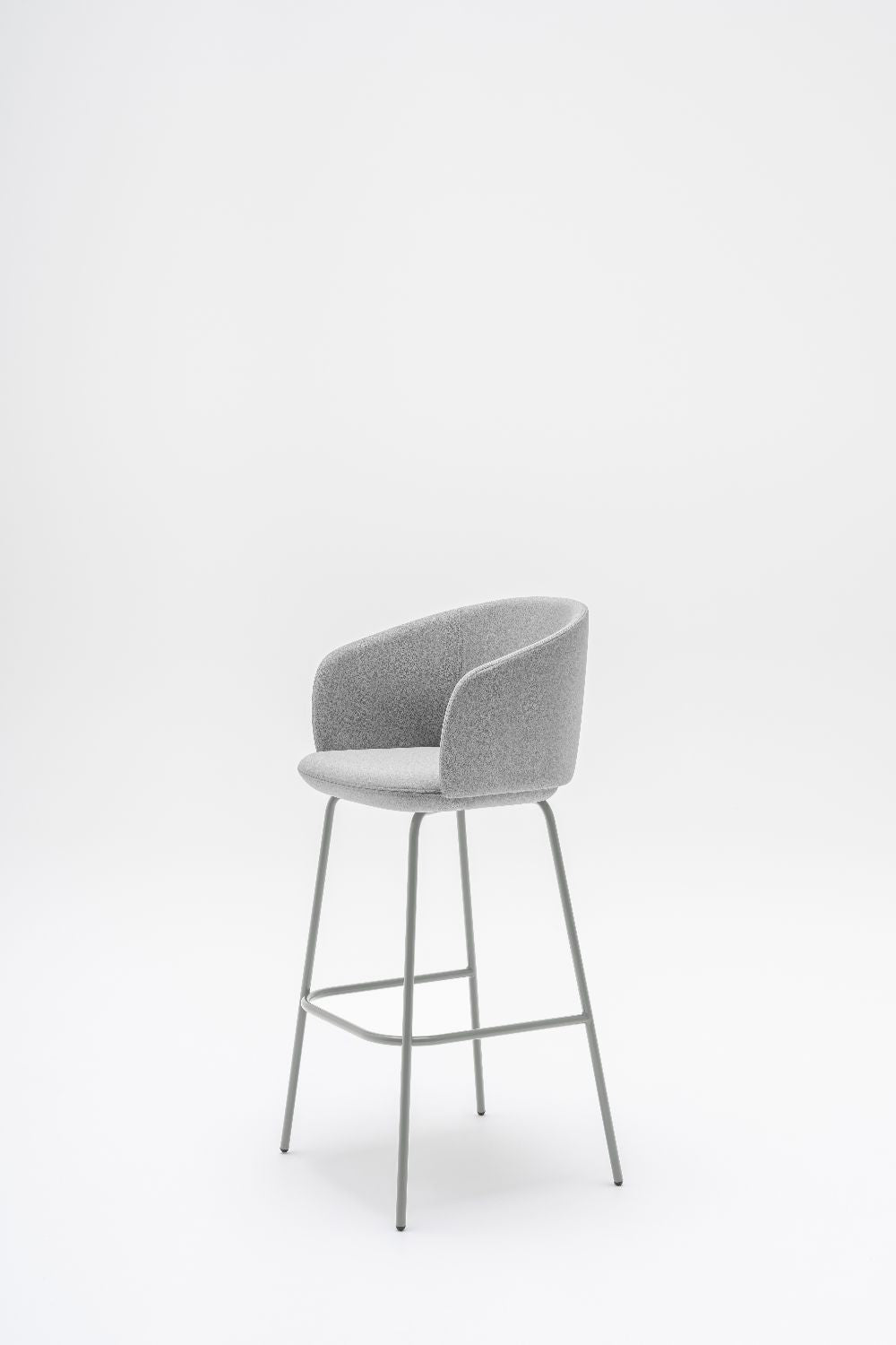 Grace Soft Seating Armed High Stool 2
