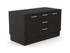 Grand Wooden Cabinet with 3 Drawers and 2 Doors in Harbour Oak Finish Featured