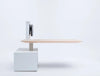 Gravity Executive Electric Sit Stand Multimedia Meeting Station Side View