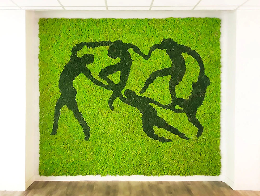 Green Mood Green Walls Lichen Moss Unapei La Danse De Matisse