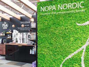 Green Mood Green Walls Lichen Moss In Nopa Nordic Booth