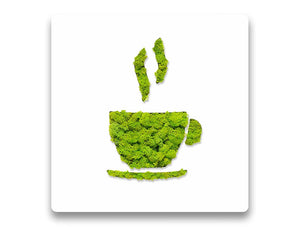 Green Mood Pictogram Coffee With Border