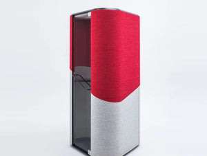 Hana Compact Acoustic Phone Booth Side View