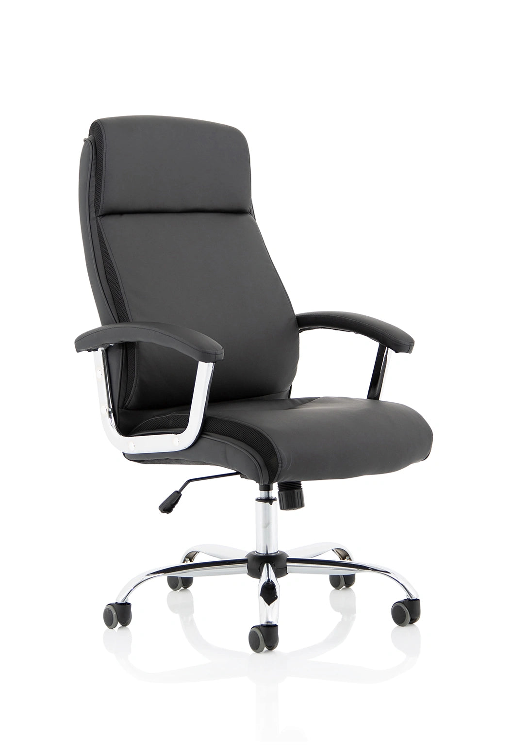 Hatley Black Bonded Leather Executive Chair EX000445 1