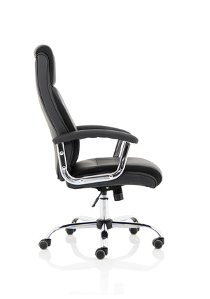 Hatley Black Bonded Leather Executive Chair EX000445 9