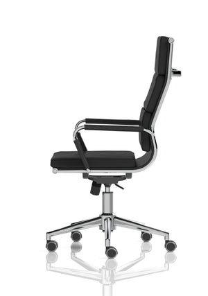 Hawkes Black Pu Chrome Frame Executive Chair EX000219 4