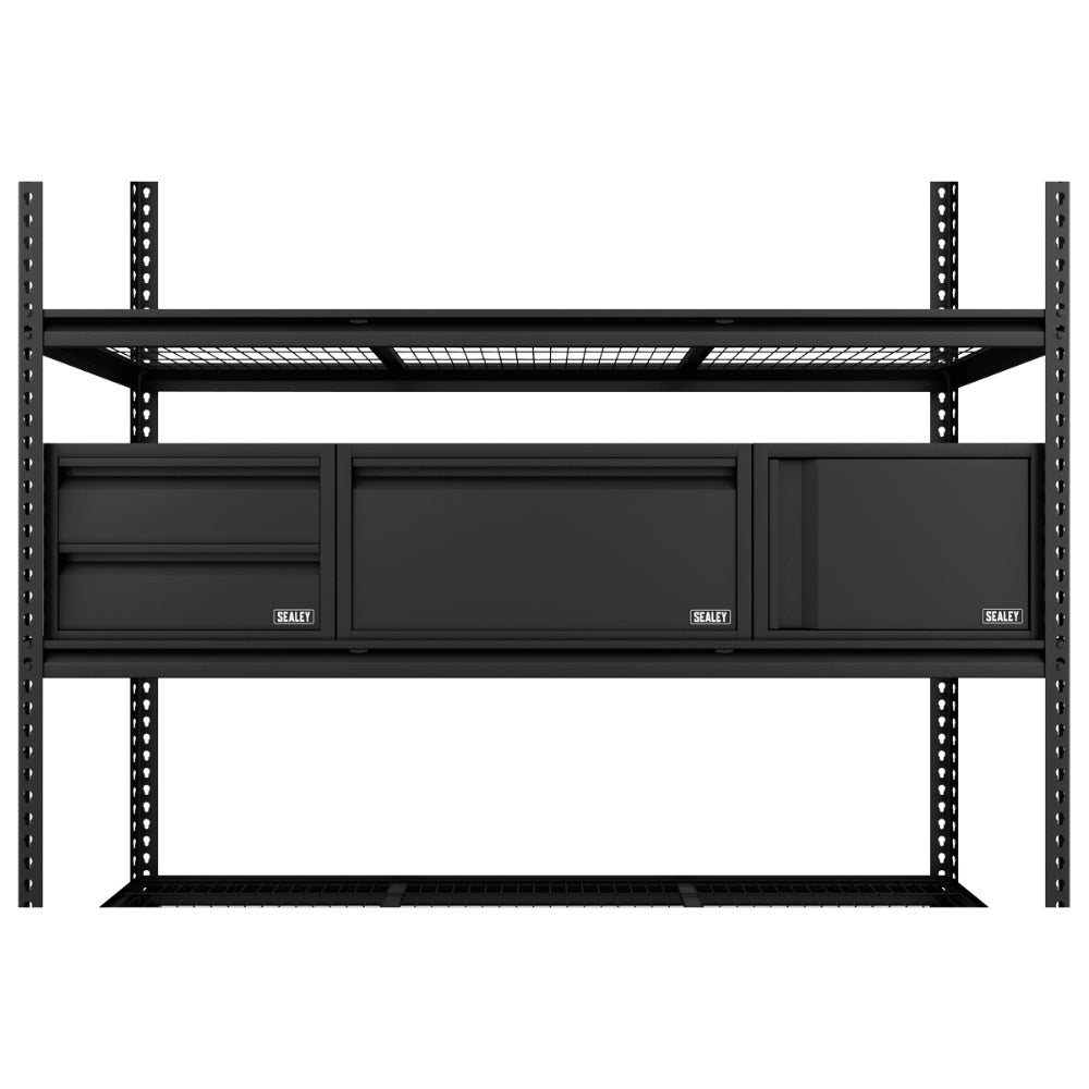 Heavy-Duty Modular Racking Kit with 3 Storage Units APMRCOMBO1 4