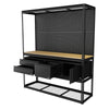 Heavy-Duty Modular Workbench and Racking Kit with 3 Storage Units APMWBCOMBO1 2