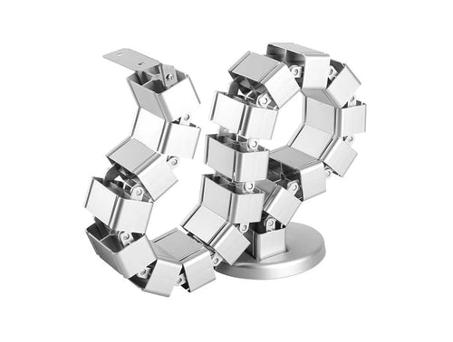 Height Adjustable Square Cable Spine Black