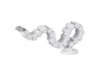 Height Adjustable Square Cable Spine White