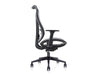 High-Back Task Chair with Adjustable Lumbar Support and Knee Tilt Mechanism 5