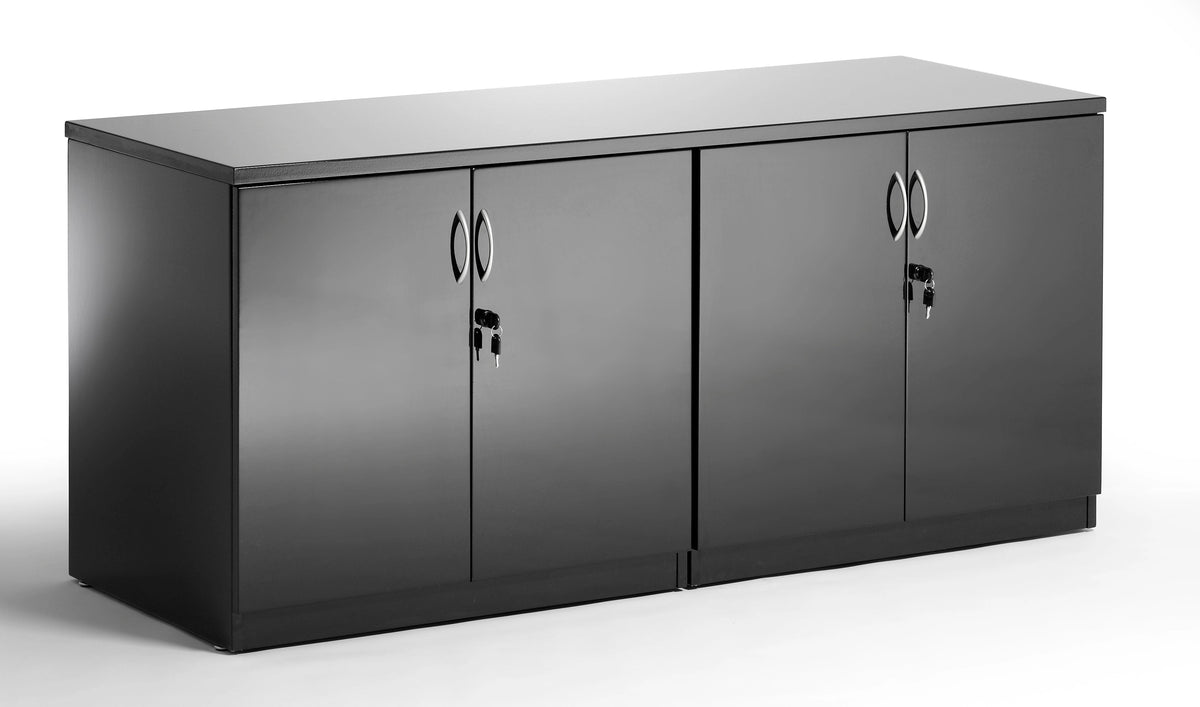 High Gloss Twin Cupboard With Credenza Top I000909 1