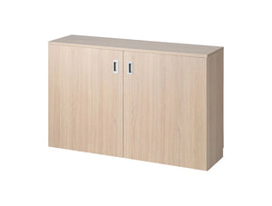Homefit Smart Cabinet With Height Adjustable Worktop And Storage Shelf In Oak Stored