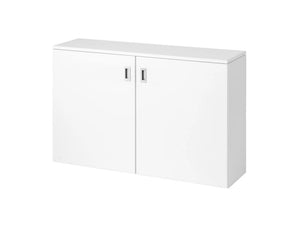 Homefit Smart Cabinet With Height Adjustable Worktop And Storage Shelf In White Stored