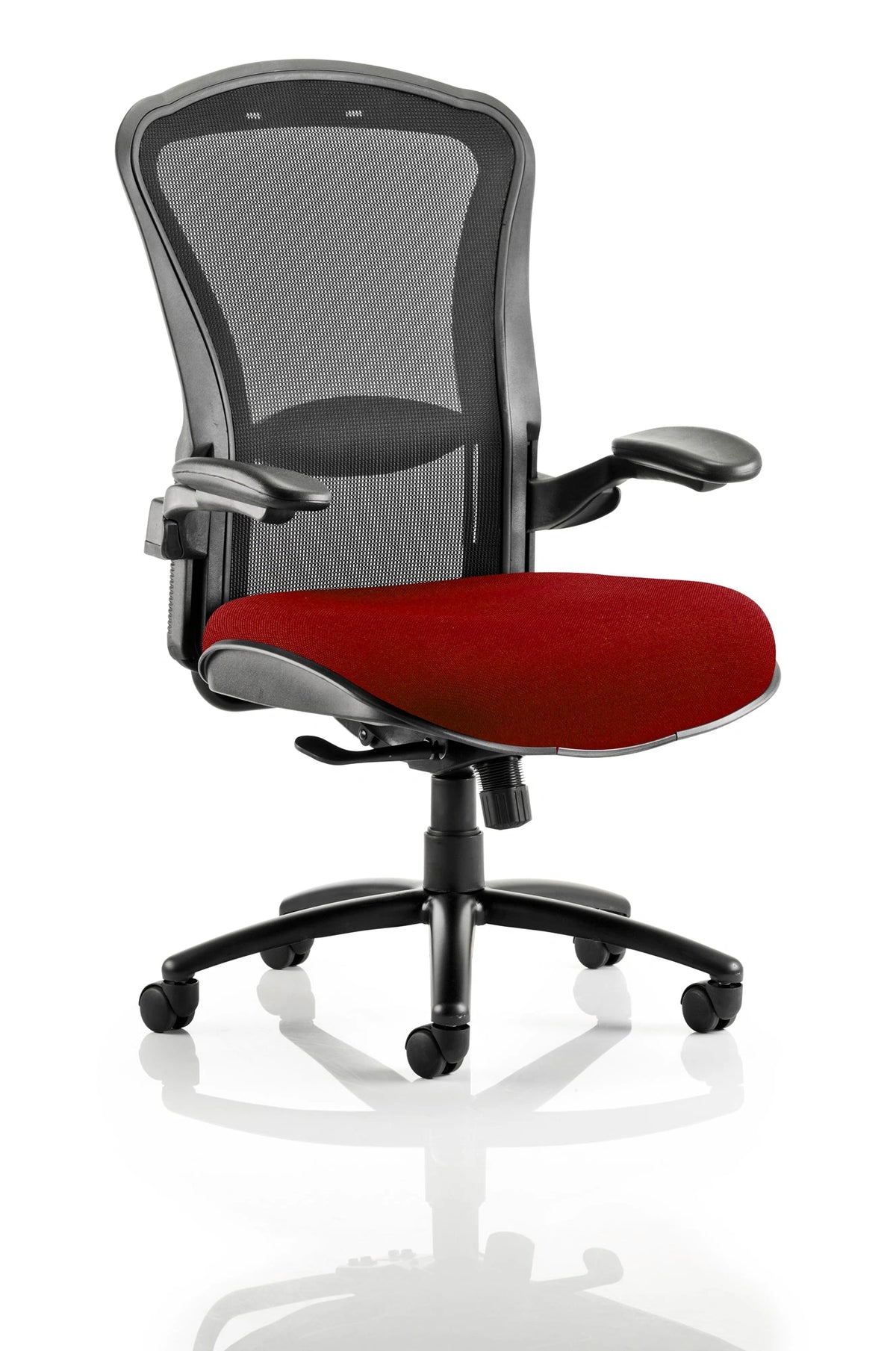 Houston High Mesh Back Heavy Duty Task Operator Office Chair With Arms KCUP0994 1