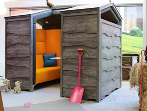 Huddle Shed Rustic Meeting Pod 4