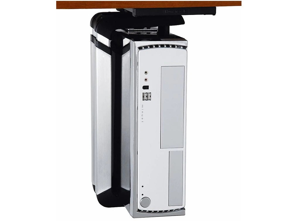 Humanscale Cpu600 Under Desk Cpu Holder In Aluminum Finish 3