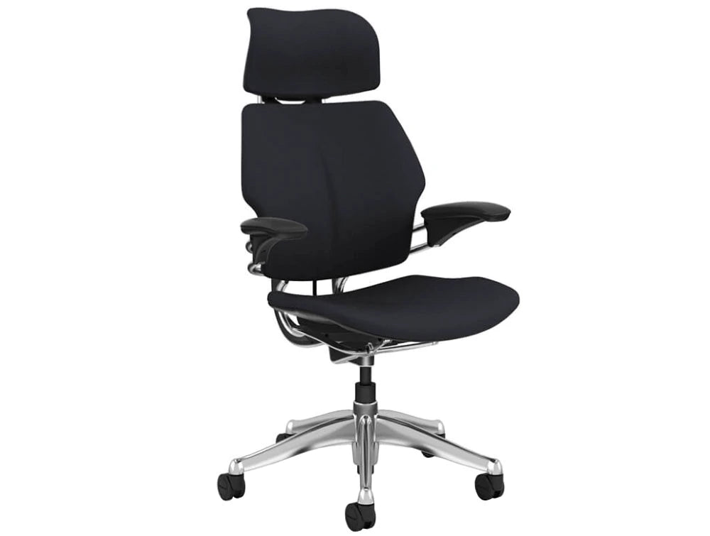 Humanscale Freedom Chair With Headrest And Self Adjusting Recline