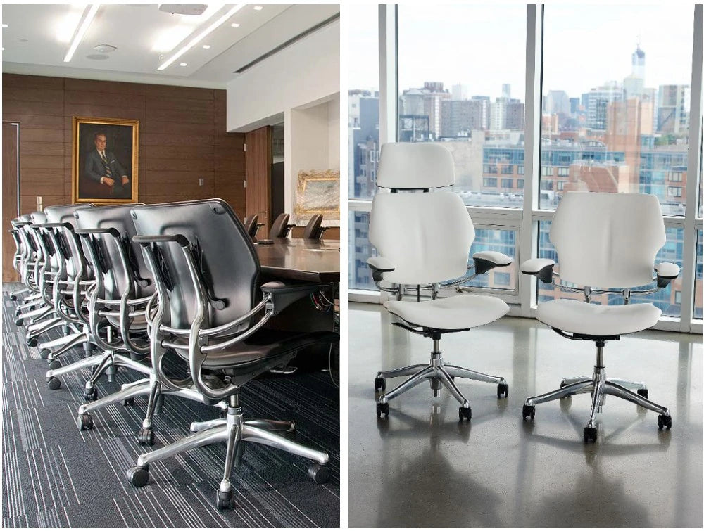 Humanscale Freedom Task Office Chair with Effortless Recline 8 in Different View and Angle
