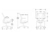 Humanscale Liberty Mesh Back Task Office Chair 10 Dimensions