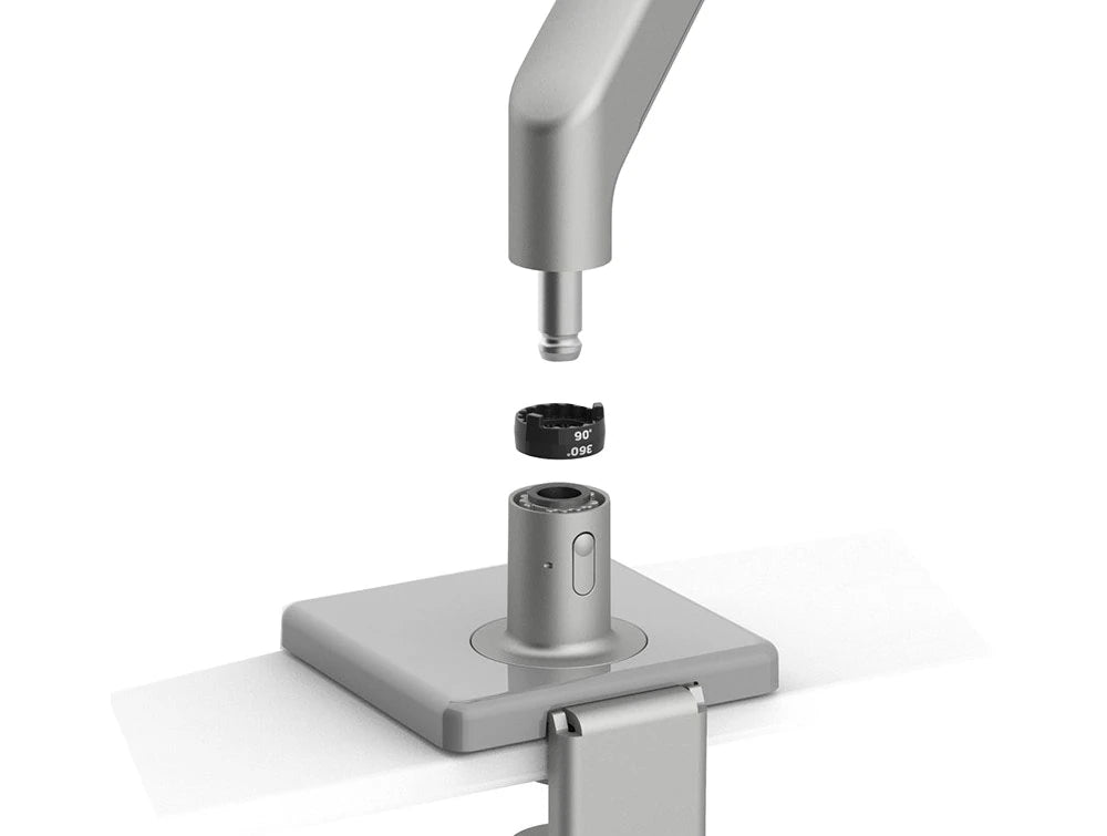 Humanscale M10 Adjustable Monitor Arms For Up To 3 Monitors 8 Smart Stopper