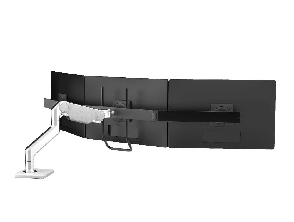 Humanscale M10 Adjustable Monitor Arms For Up To 3 Monitors 9 With Triple Monitor
