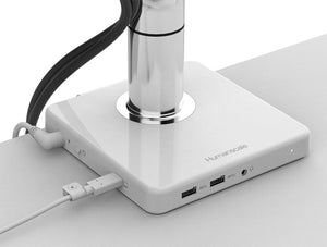 Humanscale Mconnect 2 Docking Station For Thunderbolt Notebooks In White