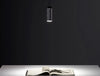 Humanscale Pendant Hanging Quartz Cylinder Vessel Light 4