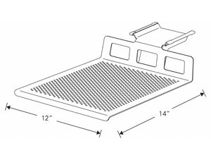 Humanscale Tech Tray Underdesk Organizer For Portable Technology Item 9 Dimensions