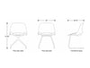 Humanscale Trea Chair With Ergonomic Comfort For Office And Home 9 Dimensions