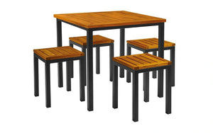 Ice Low Stool Dining Set