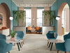 Ilk Coffee Table 2 With Blue Armchair In Breakout Area