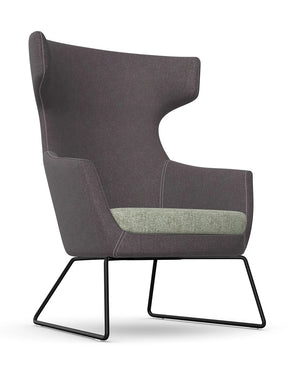 Ikon Lounge Chair With Skid Frame Base 5