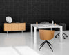 In Executive Office Cabinet 7 with Light Grey Square Table and Armchairs
