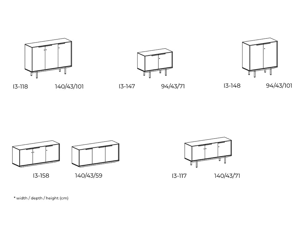 In Executive Office Cabinet Dimensions