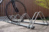 Infinite Modular Bicycle Rack in Outdoor Setting