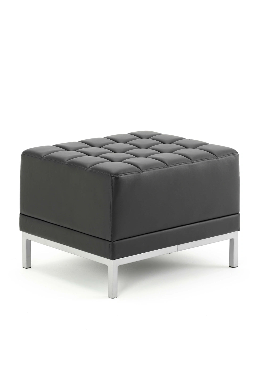 Infinity Modular Cube Chair Black Soft Bonded Leather BR000199 1